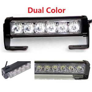 Dual Color car flash strobe light Dual color emergency warning light tow truck utility vehicle led strobe light interior mount