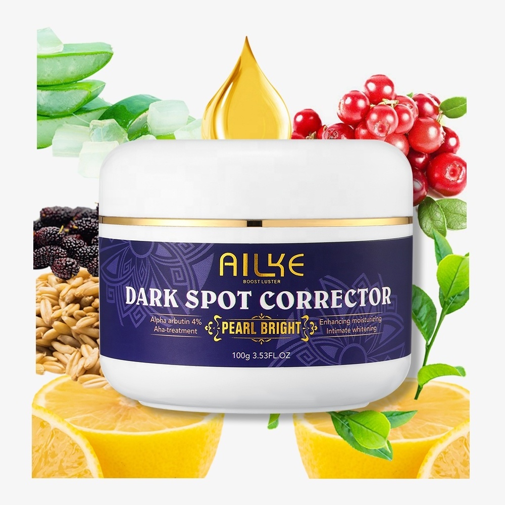 AILKE Organic Body Dark spot whitening cream Fast American African skin Dark Feet Extreme Whitening Cream