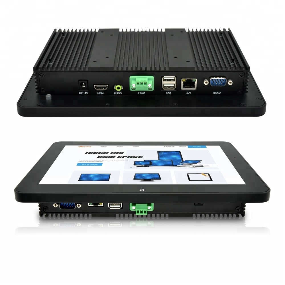 10.1 pcap all-in- ones PC core  desktop mini industrial computer with capacitive touch panel