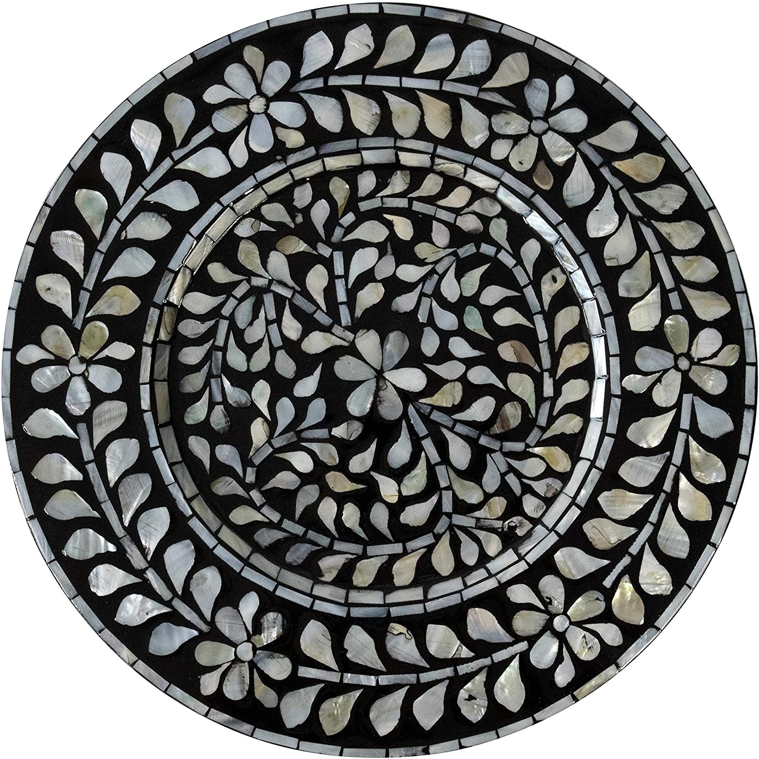 Latest Mother Of Pearl Charger Plate Mother Of Pearl Plate Use For Multipurpose By United Trade world