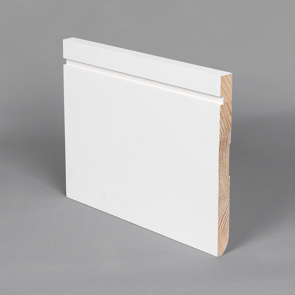 Wooden moldings white primer floor skirting colonial baseboards skirting board mdf baseboard