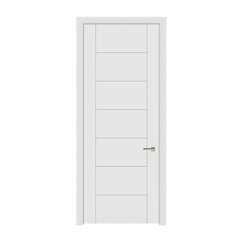 Corrosion-Resistant Uv Painted Knotty Pine Wpc Door Primed Design For Bathroom