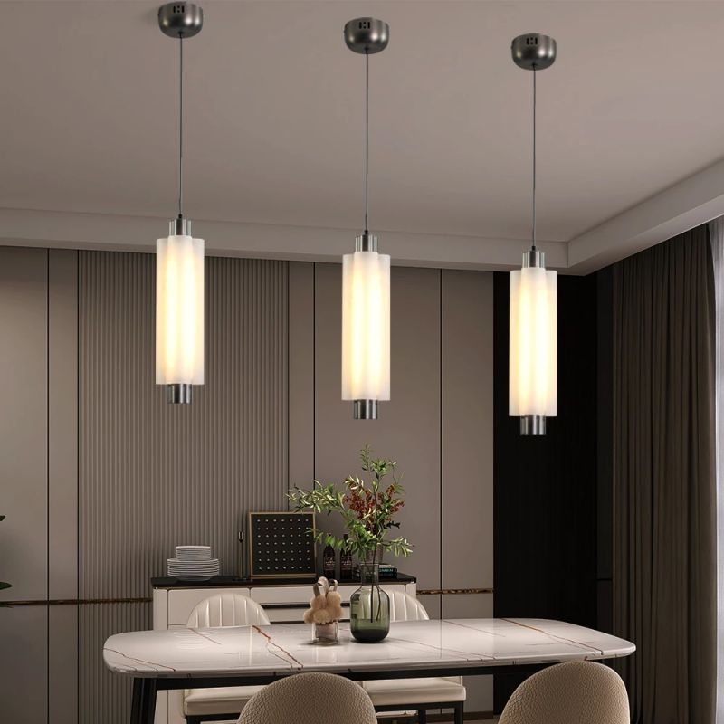 LED Ceiling Lamps Dining Room Bar Coffee Shop Modern Loft Black Pendant Light Foyer Home And Kitchen Dining Tables Pendant Light