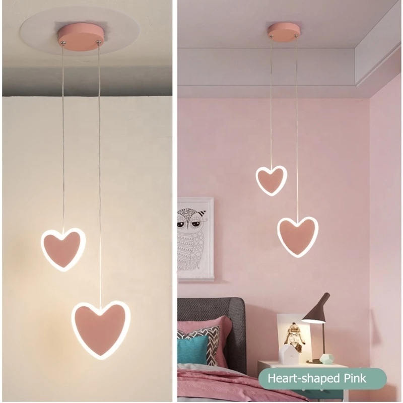 Children's Room Pendant Light Butterfly Bedroom Bedside Hanging Lamp Kindergarten Nursery Restaurant Cafe Decor Suspension Lamps