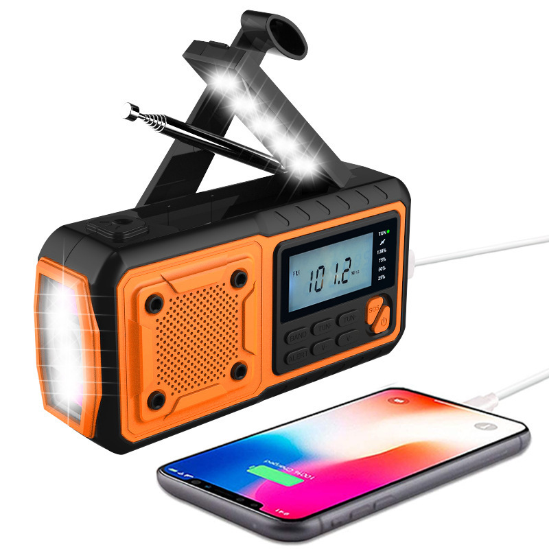 Best Choice Emergency Survival Solar Radio Hand Crank Dynamo Flashlight Reading LED Light Lamp