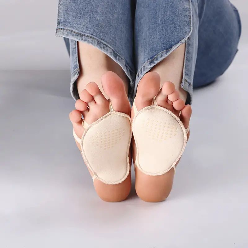 Towel Bottom Forefoot Pad Anti-Pain Non-Slip Heel Strap Invisible Half Insole For High Heels Sandals Glue anti slip sponge pad