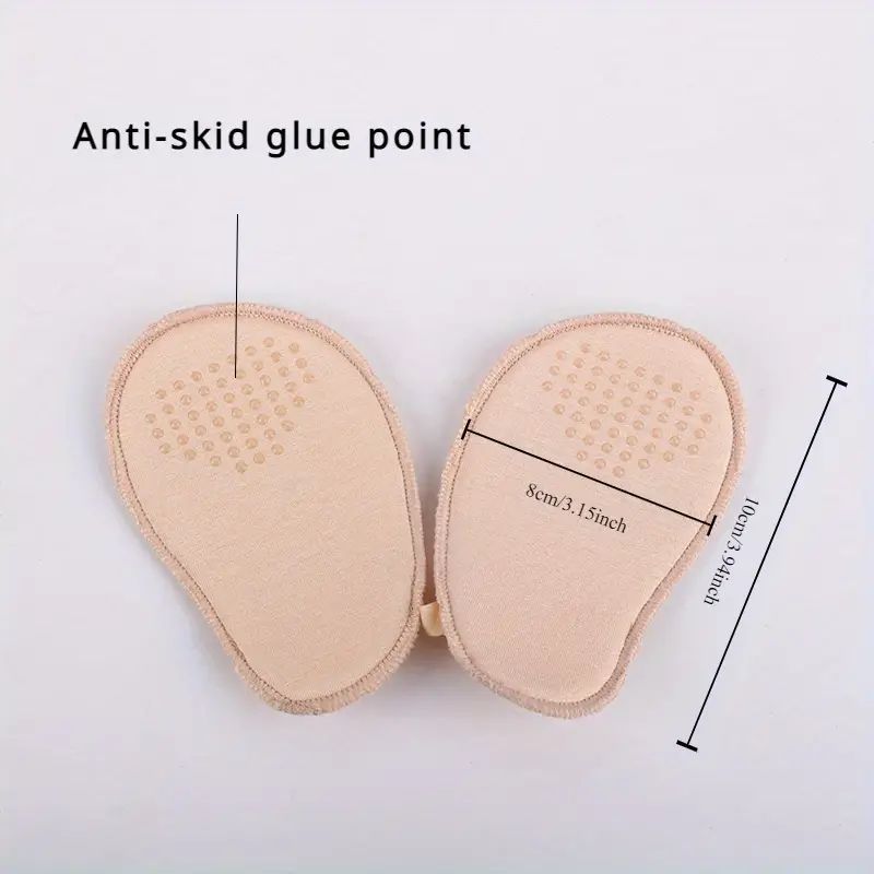 Towel Bottom Forefoot Pad Anti-Pain Non-Slip Heel Strap Invisible Half Insole For High Heels Sandals Glue anti slip sponge pad