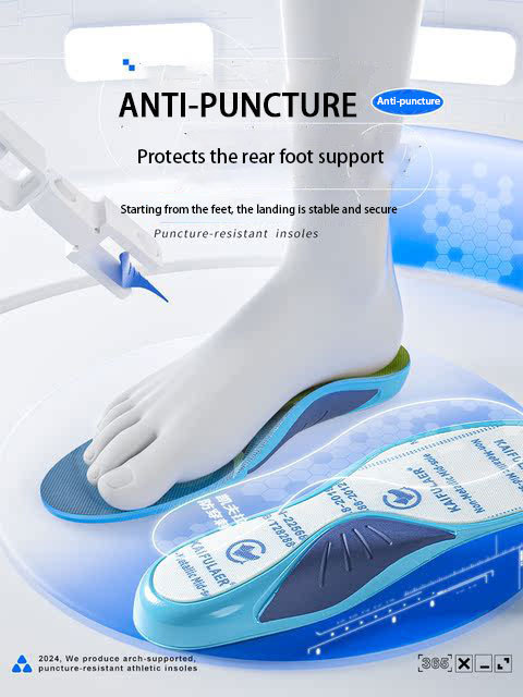 Anti puncture insoles bulletproof-vest material work shoes outdoor exploration anti iron nails puncture resistant inserts