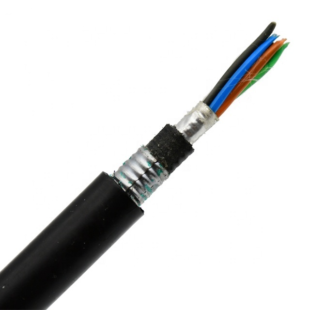 Hot sale single mode fiber optic cables 100m GYTA53 buried directly armored stranded 96 144 288 core fiber optic cable price