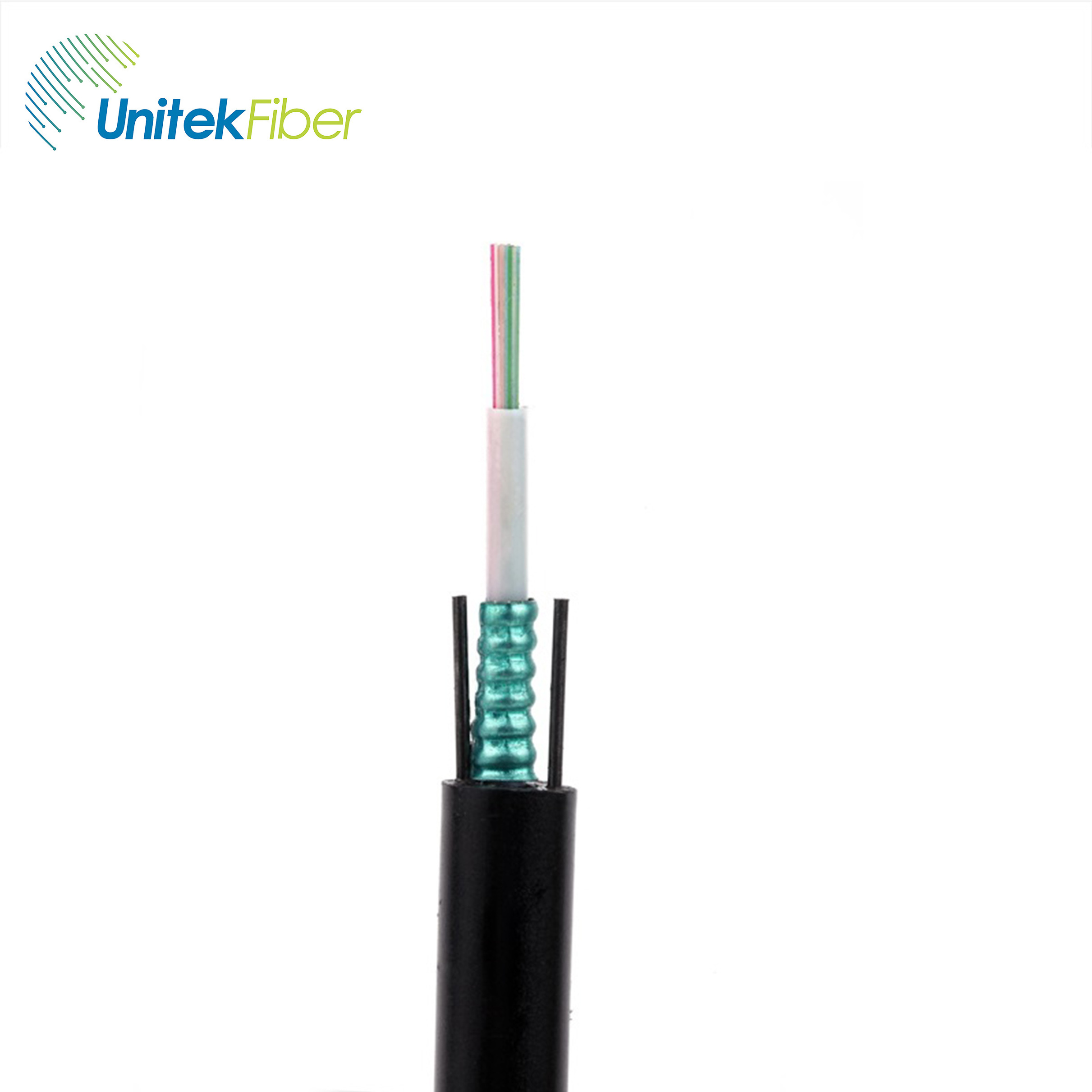 Manufacturer PE sheath armored optical light fiber cable 6 core G652D Anti-UV outdoor  GYXTW fiber optic cable