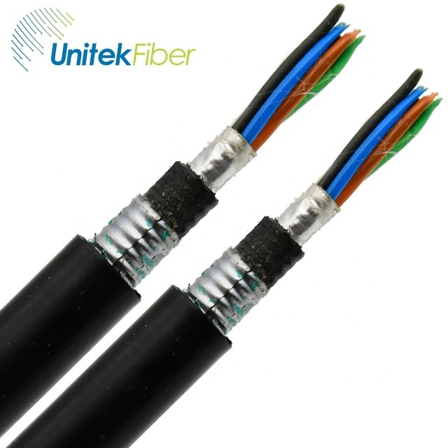 Hot sale single mode fiber optic cables 100m GYTA53 buried directly armored stranded 96 144 288 core fiber optic cable price