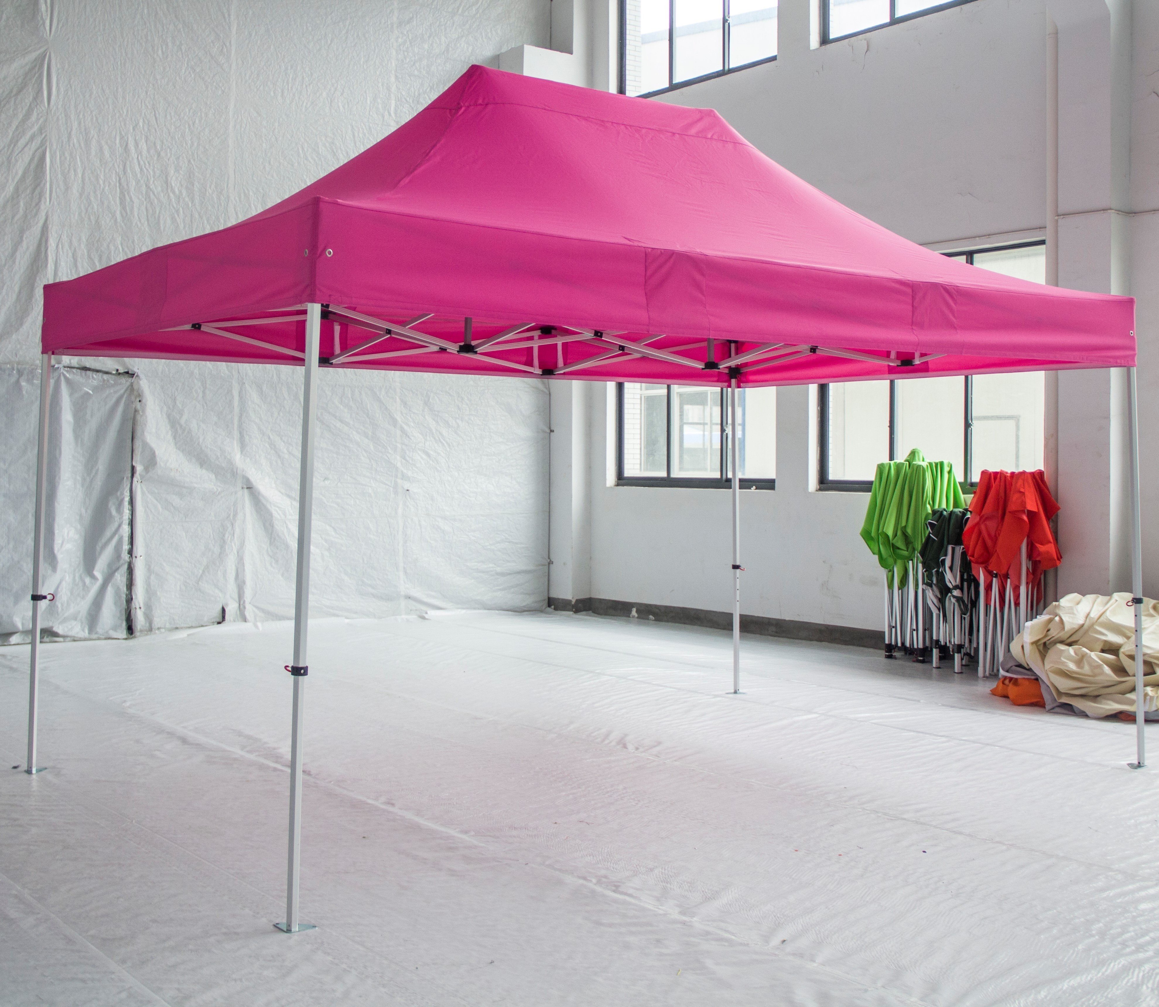 3x3m,3x4.5m,3x6m Pop Up Canopy Folding Tent Outdoor Metal Canopy Cheap Tent Steel Garden Patio Gazebo