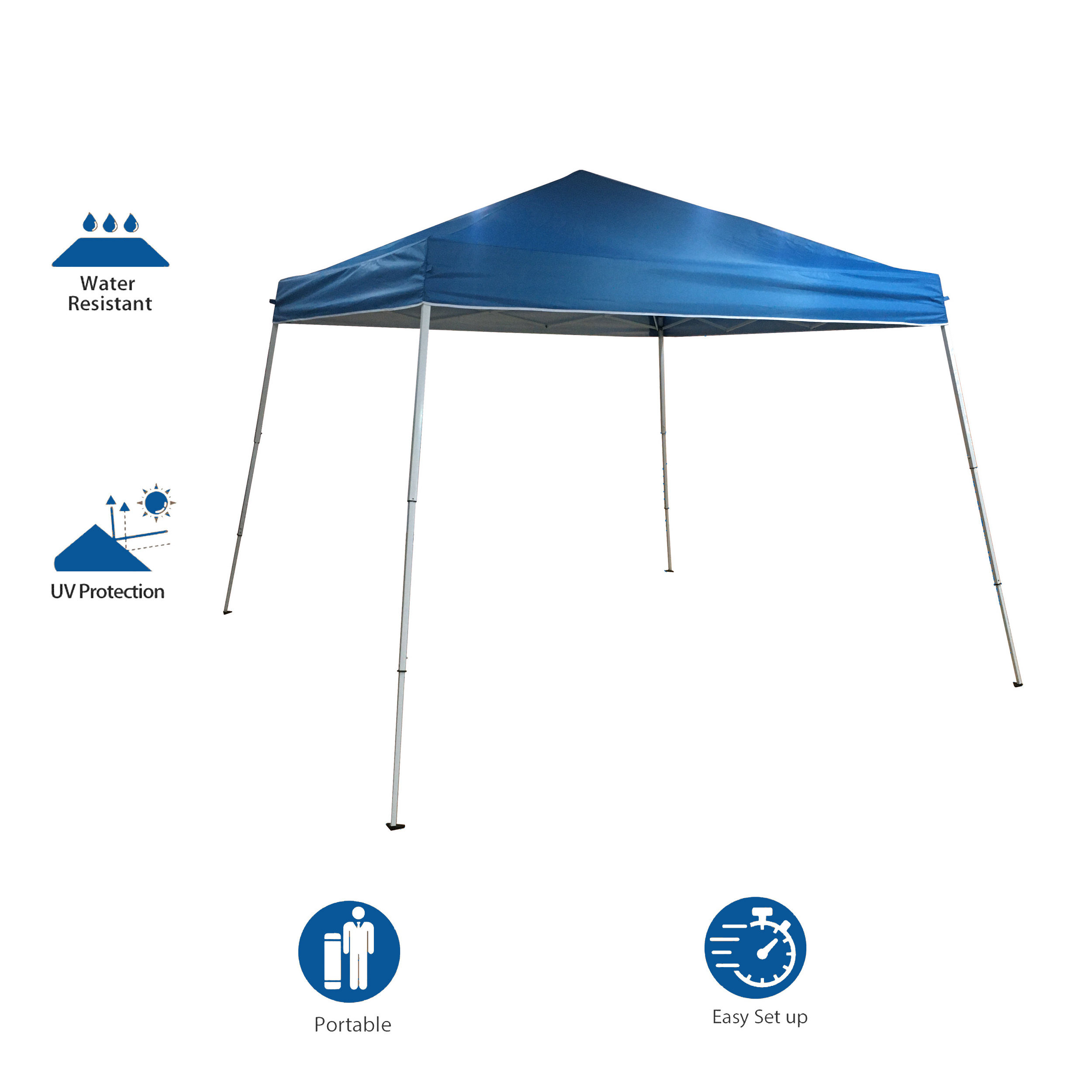 8x8ft Portable Easy Up Set UV-Protection Pop UP Canopy Folding Gazebo Tent