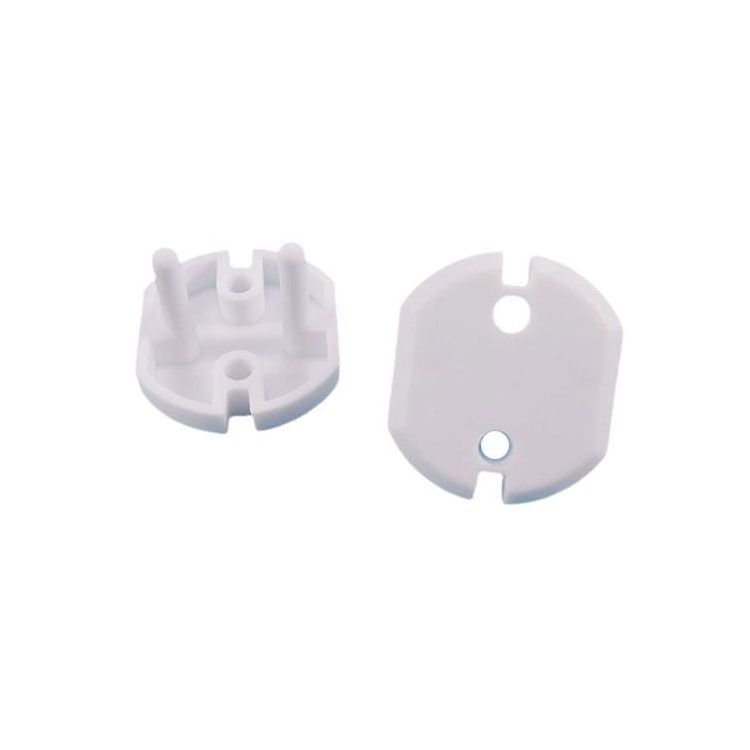 Outlet Plugs Covers Protectors Electric Socket Cover Electrical Protector 2-Hole White Childproof EU Plug