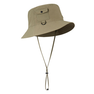 New Product Wear-Resistant Nylon Bucket Hat Custom Logo Unisex Mens Bucket Hats