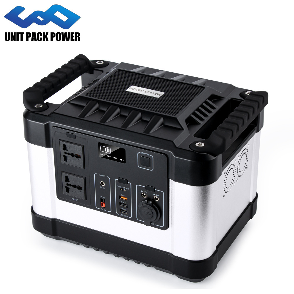 220V 1000W 270000mah Portable Power Station Solar Rechargeable Battery Pack Generator Outdoor Portable Energy Storage UBS Power