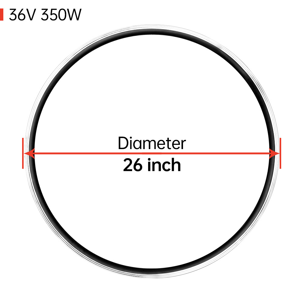 New Design 350W Electric Bike Hub Motor Kit 36V 10.5Ah Integrated Controller Battery LCD Rear Wheel Electric Tricycles Bicycles