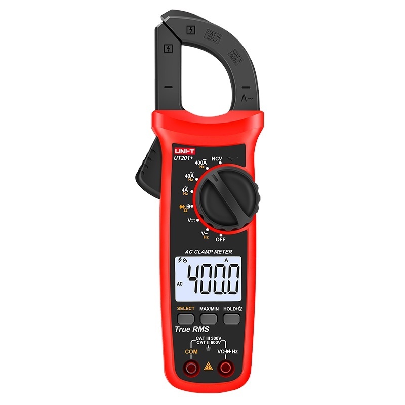 UNI-T Digital Clamp Meter UT201+ UT202+ UT203+ UT202A+ AC DC Current Amperimetro Tester Clamp Multimeter Resistance Frequency