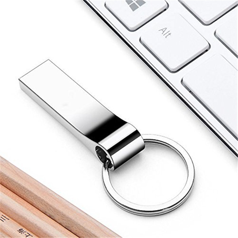 Custom laser logo 64GB Metal Key Pendrive 64GB Waterproof Pen Drive USB 2.0 Stick Memory Stick USB Flash Drive