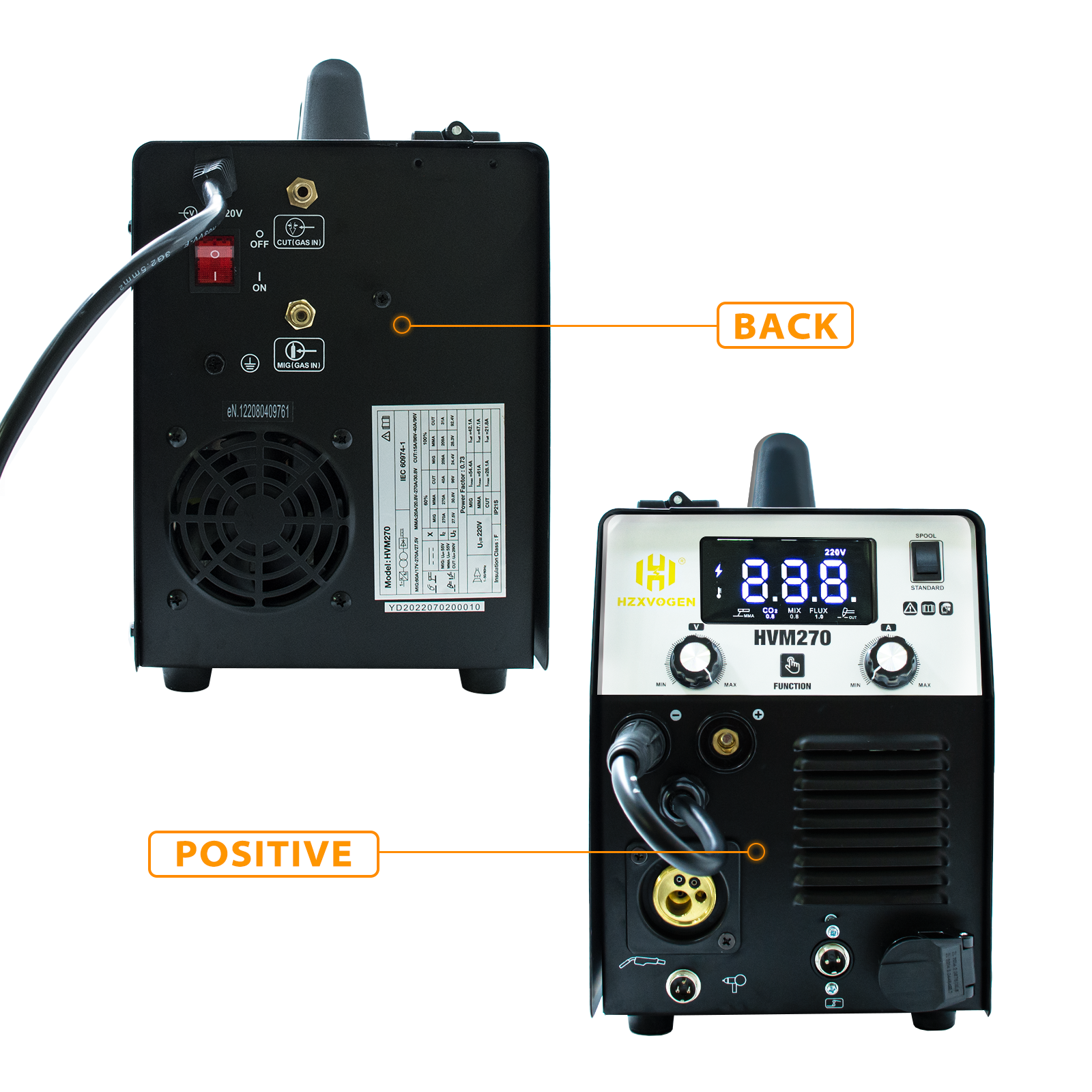 HIGH quality  HVM270 power portable laser welding machine