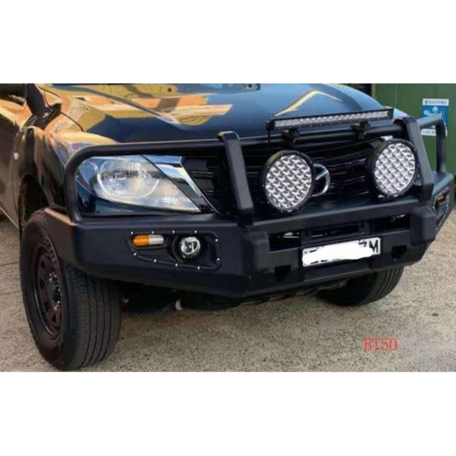 Auto accessories bumper for mazda BT50 bumper bull bar steel material with body kits