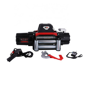 The Third Genearation 12000lbs  Capacity Electric Winch with wireless remote control IP67 waterproof degree