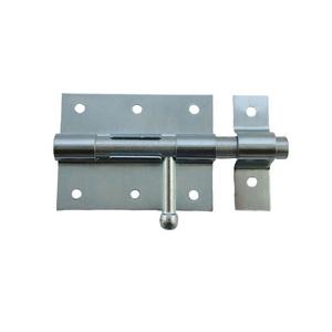 Security Surface Mounted Garage Slide Door Barrel Bolt With Latch Lock