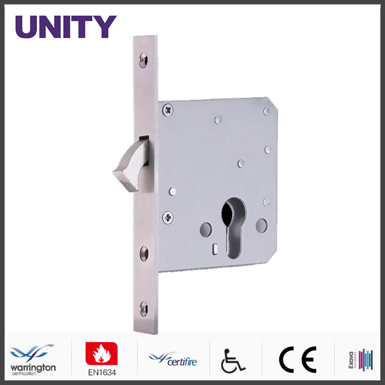 UNITY 55MM Backset Sliding Door Mortise Hook Lock For Sliding Door