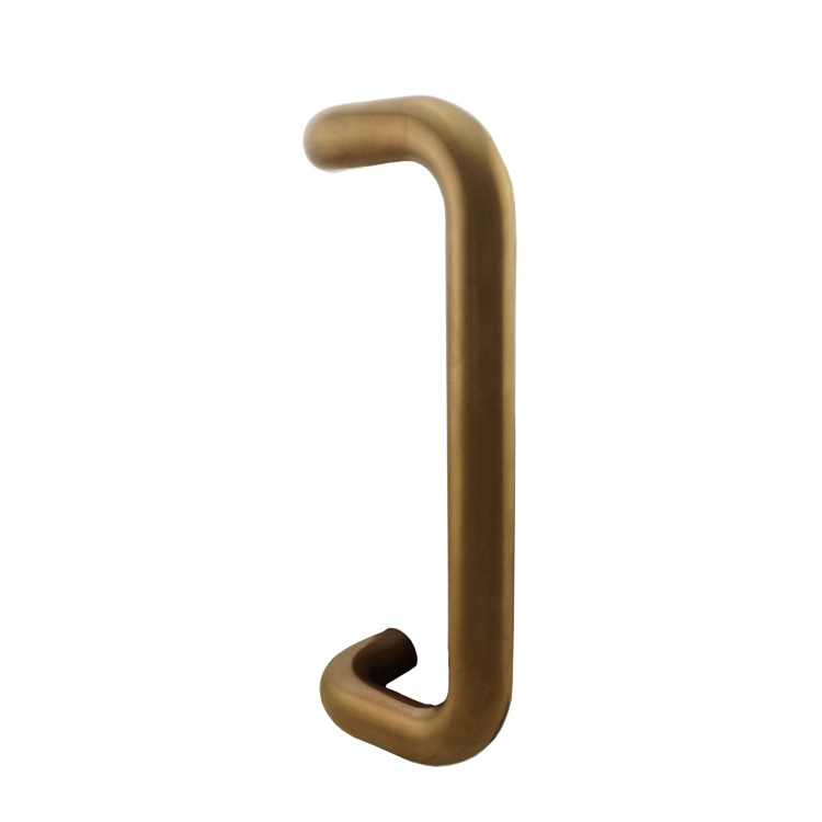 High Quality EN1634 Fire Test Dark Bronze Stainless Steel Pull Handle For Door