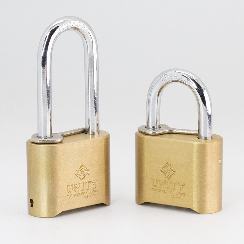 Heavy Duty 4 digit Brass Combination Click Padlock