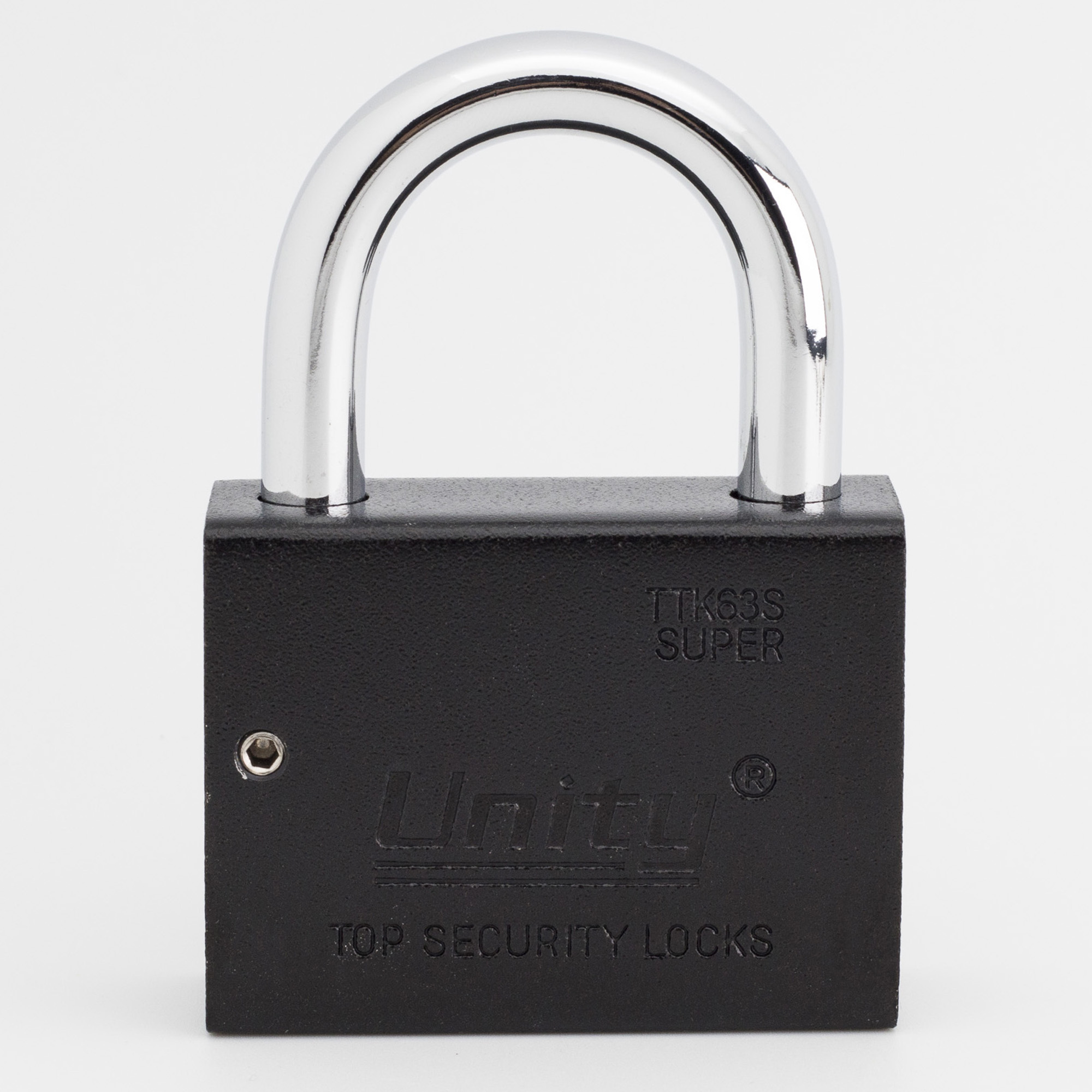 UNITY TTK-S Model Arc Surface Iron Padlock With Black Painting