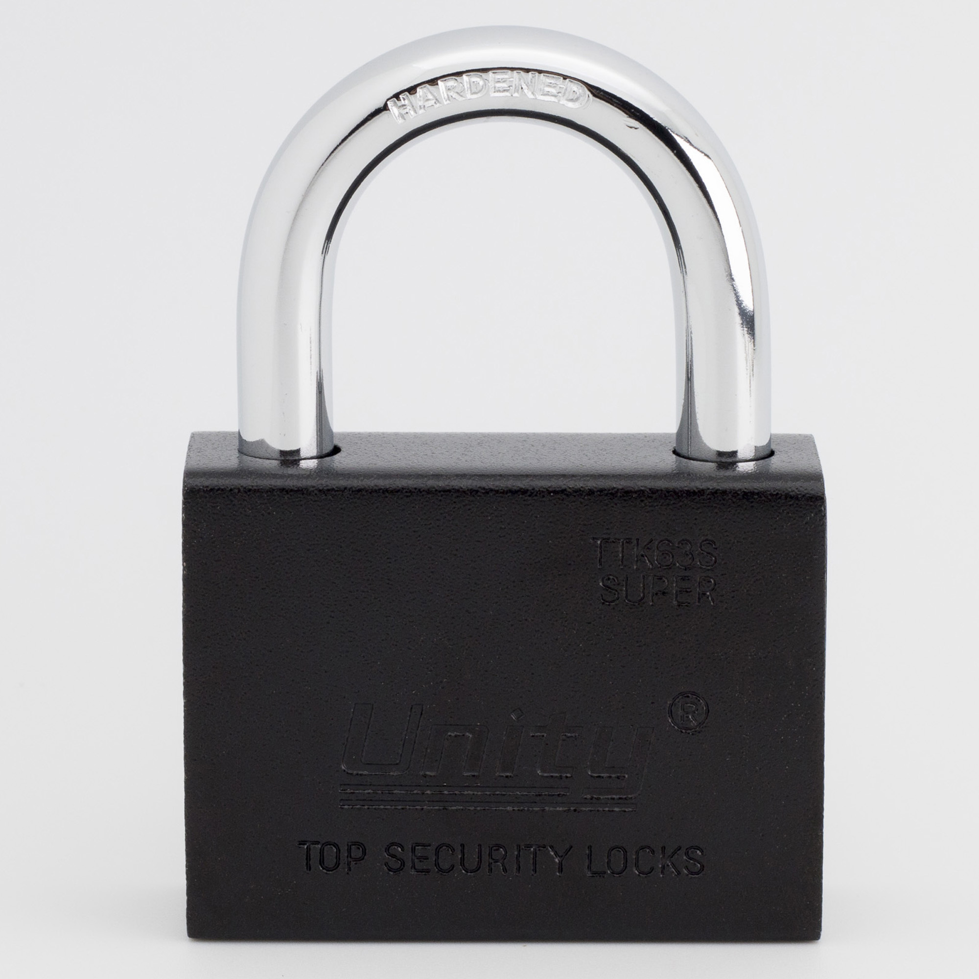 UNITY TTK-S Model Arc Surface Iron Padlock With Black Painting