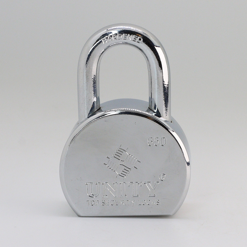 Chrome Plated Heavy Duty 65mm Solid Steel Padlock