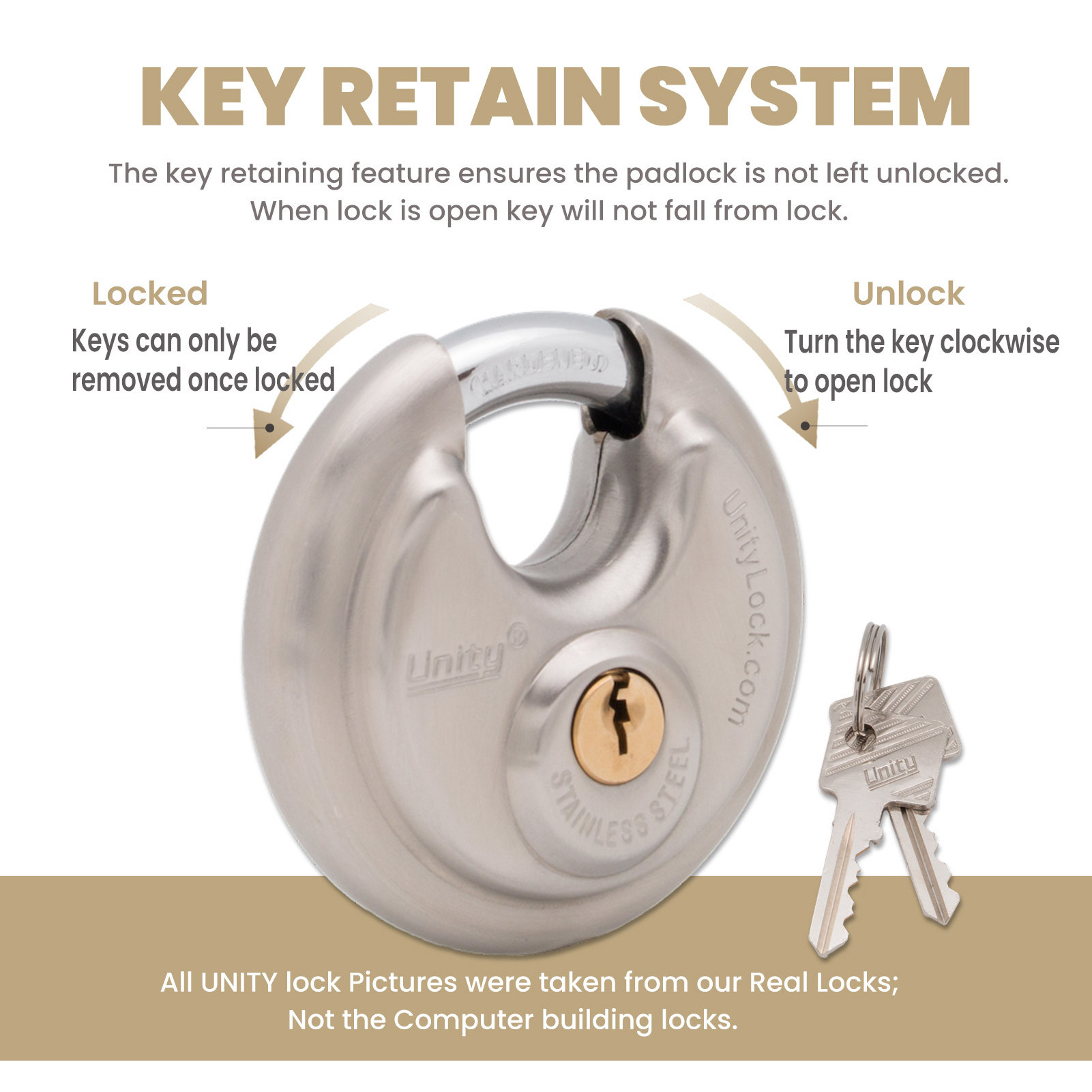 Self-Storage Exclusive Disc Padlocks 2 3/4