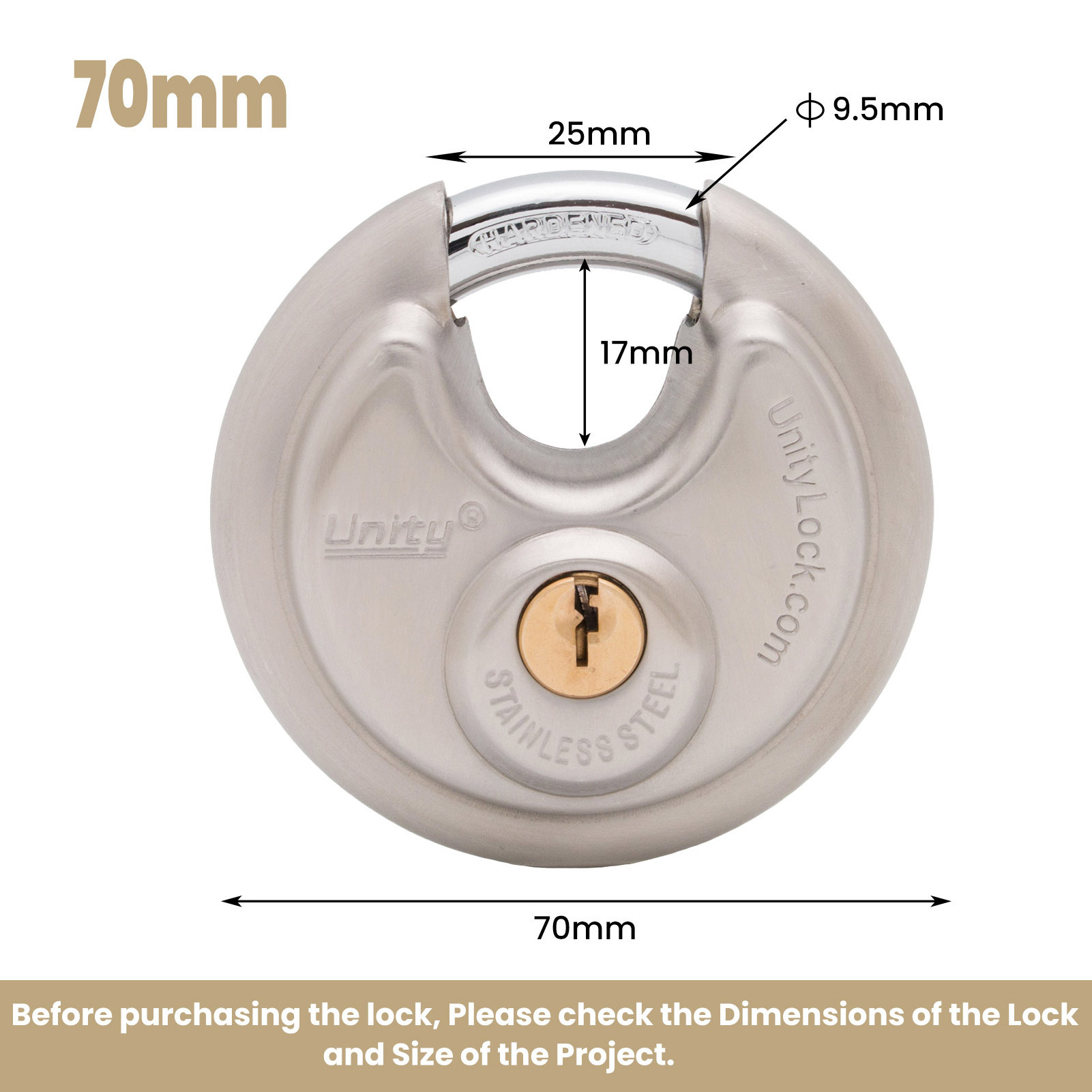 Self-Storage Exclusive Disc Padlocks 2 3/4