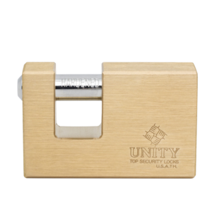 BSU Brass Rectangular Padlock With Cross Keys