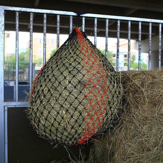 Good quality thick horse hay net slow feeder for horse and other animals