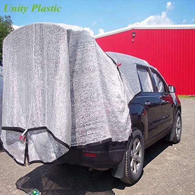 UV Protection Lightweight Easy Setup Mesh Canopy Cover 70% Reflective Aluminet Sun Shade Cloth