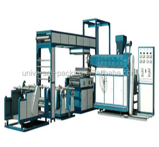 Hot melt fabric extrusion lamination coating machine