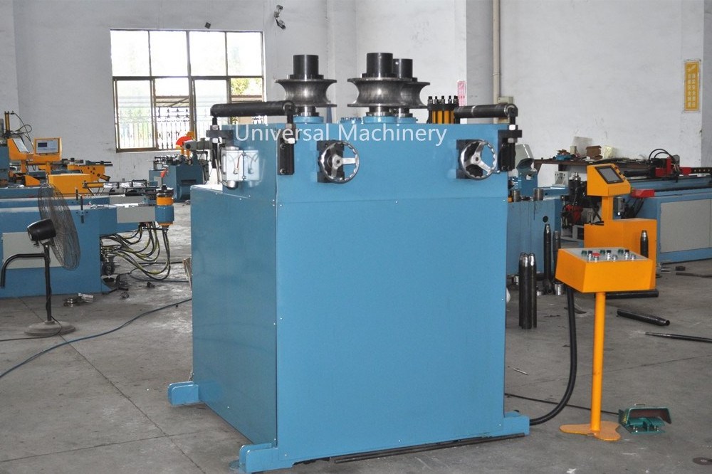 3 rollers Stainless Steel Pipe Rolling Machine for circle/spring shape or big bending radius/greenhouse