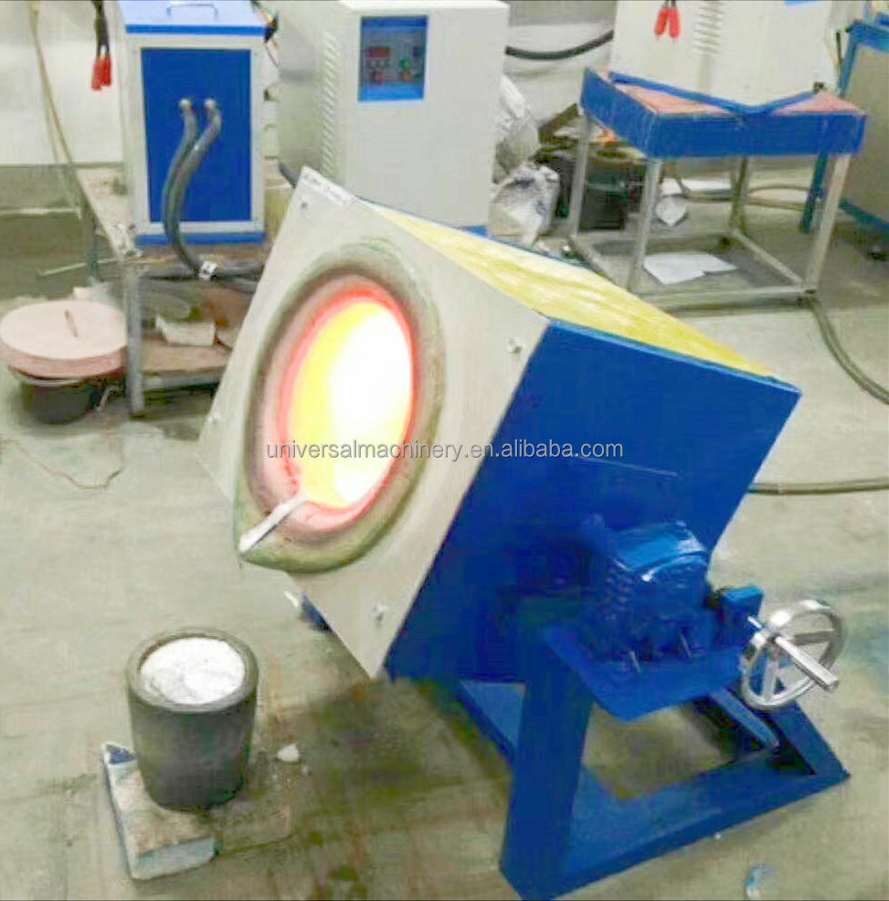 Hot selling Moveable 100% Duty Induction Small Aluminum Melting Furnace