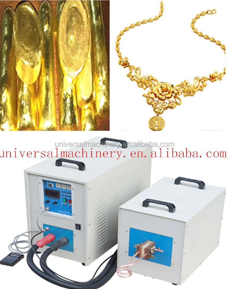 IGBT 100% Duty portable Gold Melting Furnace for sale