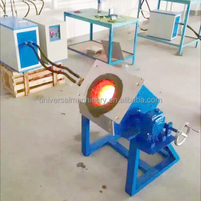 Hot selling Moveable 100% Duty Induction Small Aluminum Melting Furnace