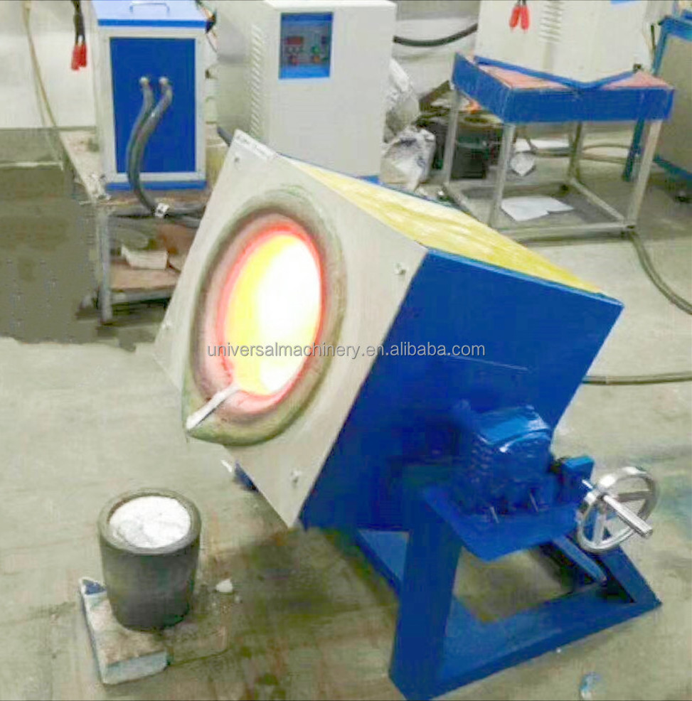 Hot selling Moveable 100% Duty Induction Small Aluminum Melting Furnace