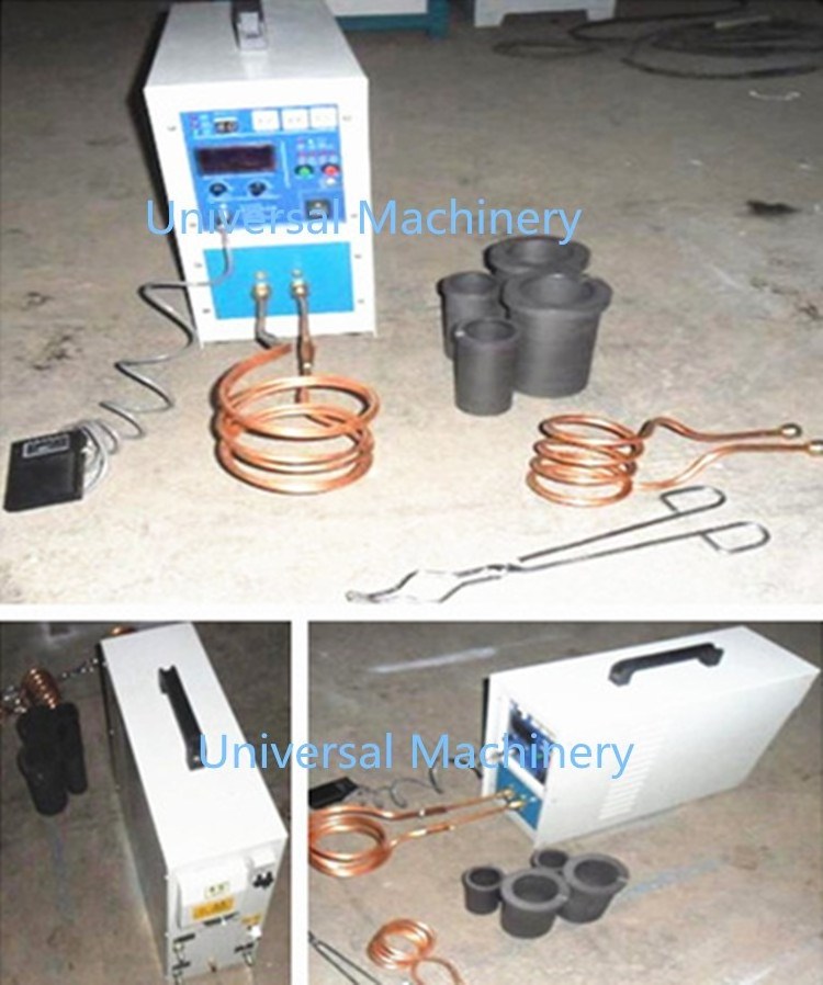 IGBT 100% Duty portable Gold Melting Furnace for sale