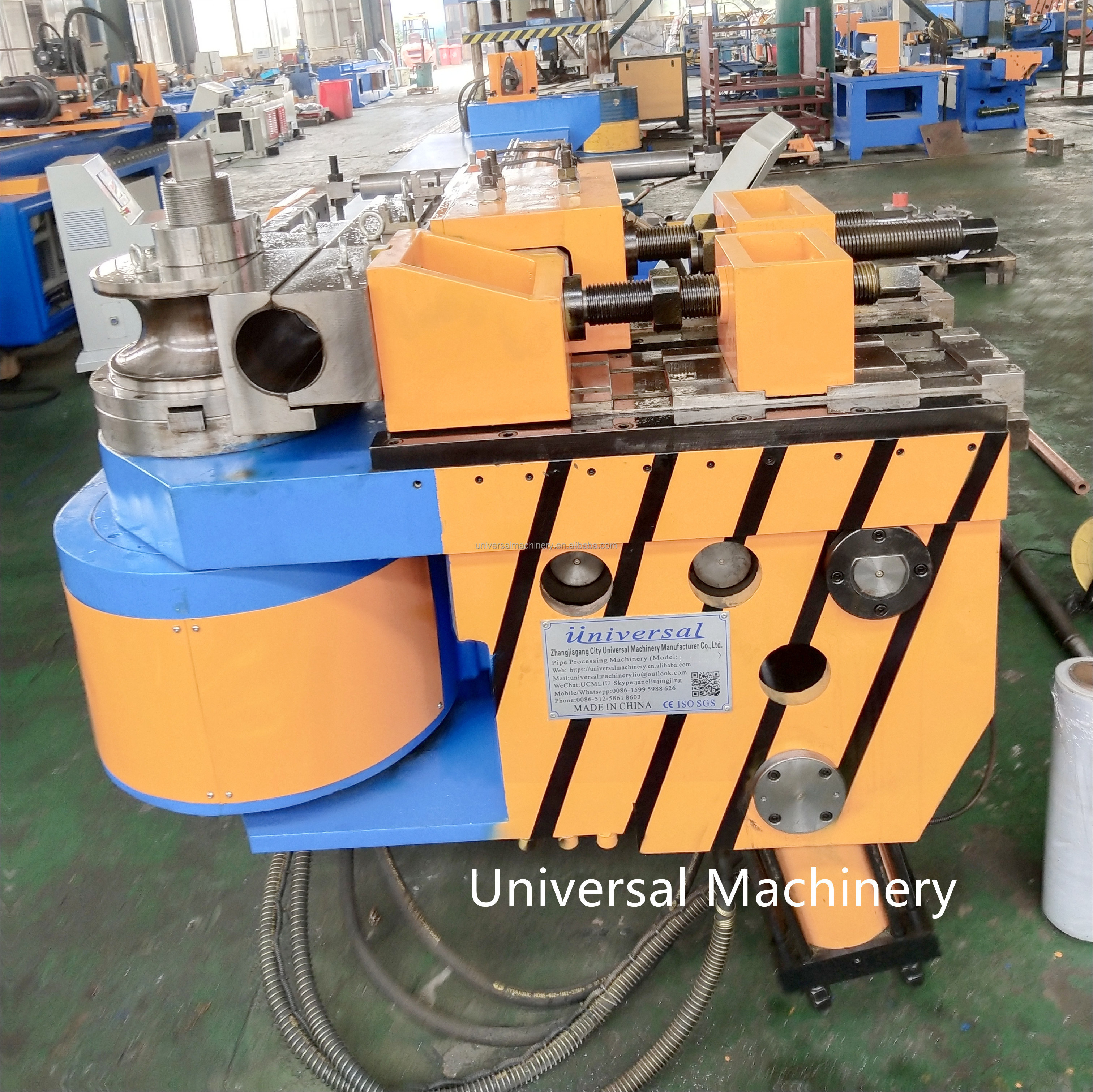 Hot selling UM-89NC hydraulic Exhaust Pipe Bending Machine