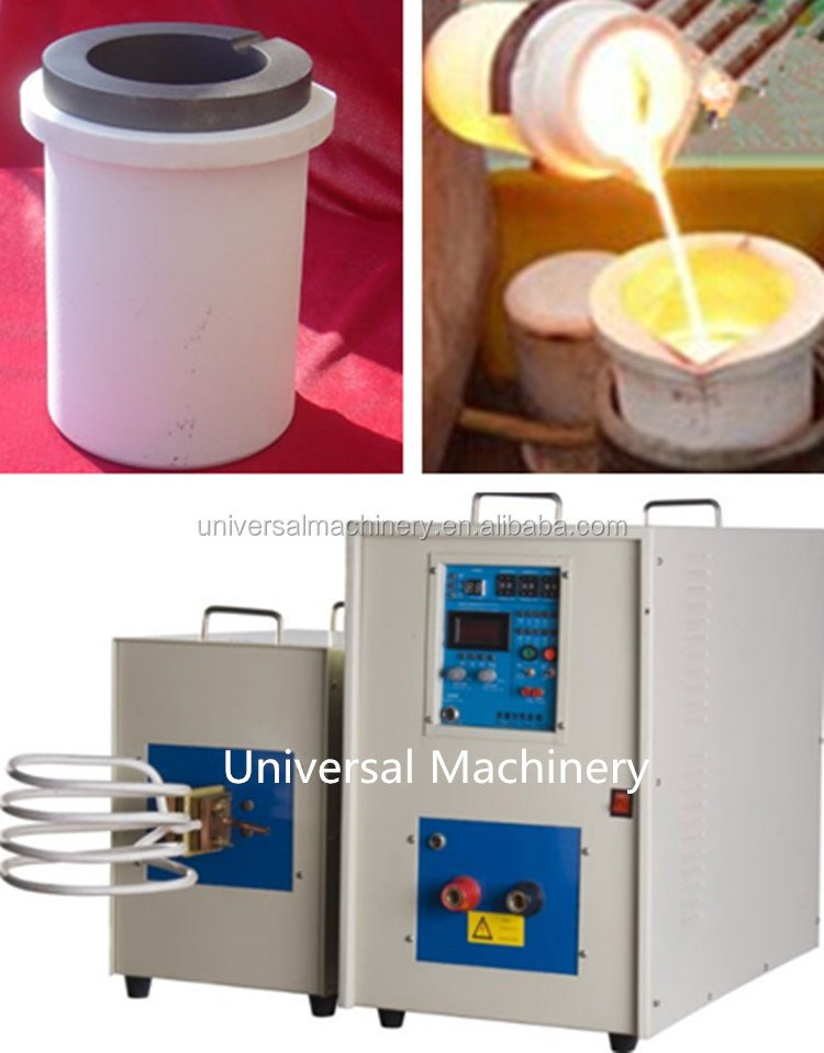 IGBT 100% Duty portable Gold Melting Furnace for sale