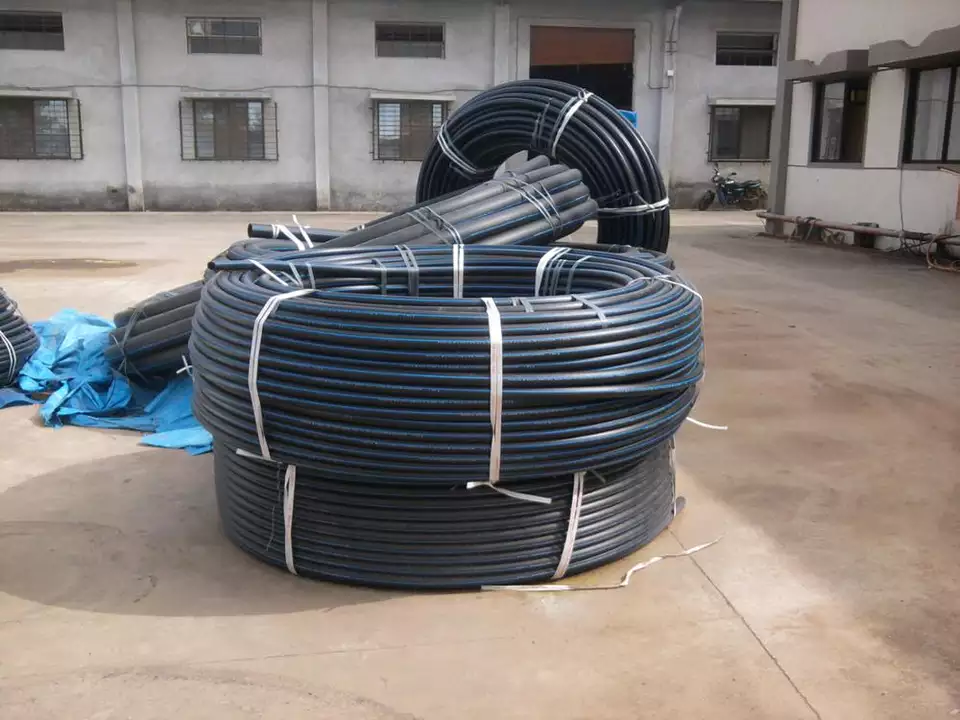 HDPE Pipe Plastic Black Tube Water Drainage Pipe High Pressure Water Irrigation Pipe /Plastic Tubes Exporter In India