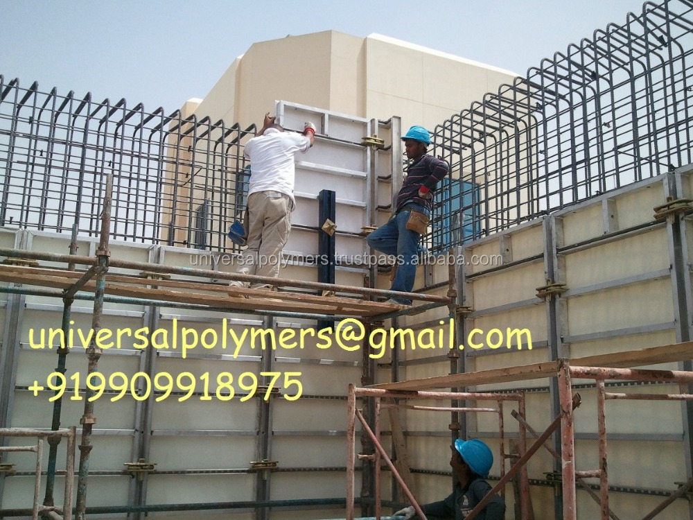 PP reusable 50 times hollow construction building plastic panel construction form work for column concrete system