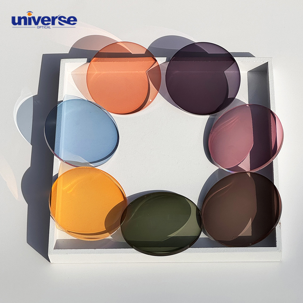 Universe 1.56 Colorful Photochromic  Eyewear Lens Single Vision HMC Optical Lenses